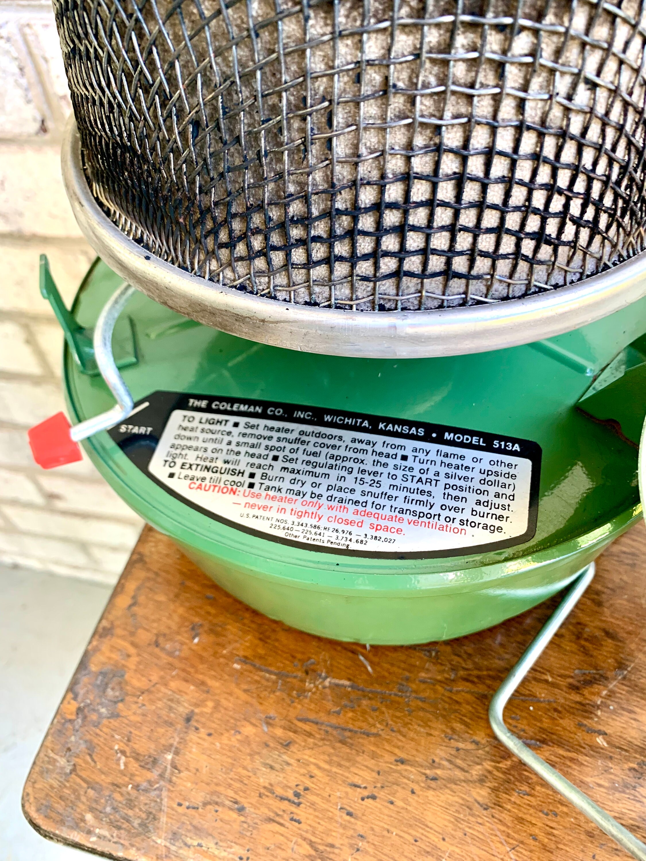 Vintage Coleman Heater | Coleman 3000-5000 BTU Heater