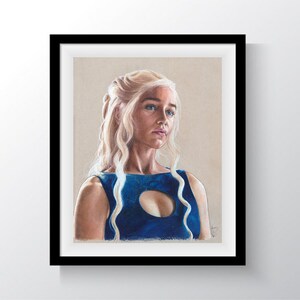 Daenerys Targaryen Portrait Art Print