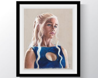 Daenerys Targaryen Portrait Art Print