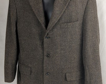 Size 38EU Suit Jacket Tweed Dress Jacket ITALIAN WOOLBLEND PEACOAT Jacket Has Lining