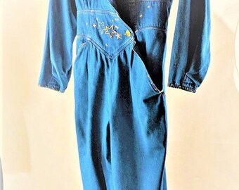 70s jean jumpsuit