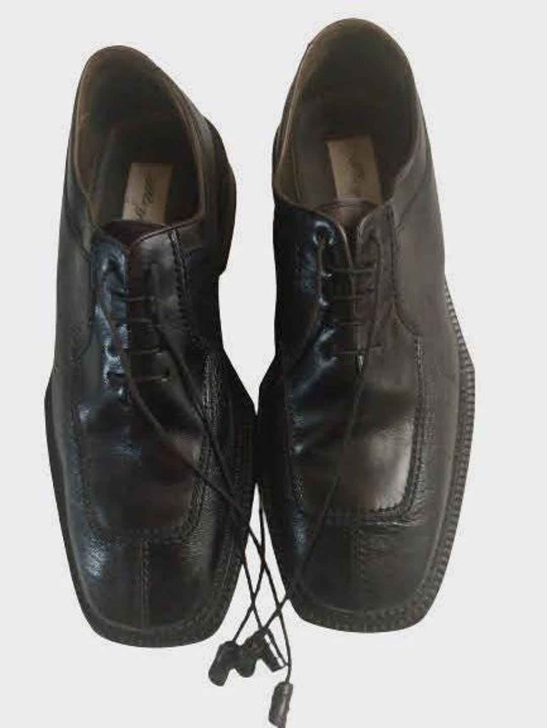 Mezlan Split-Toe Apron Leather Oxfords ‎ Brown dress shoes 11 M Mezlan Hudson Oxford Dress Shoes Apron Split Toe Brogue  main image 3