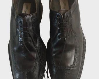 Mens Mezlan Size 9.5 Shoes Split-toe Apron-toe Pebbled  display picture 1