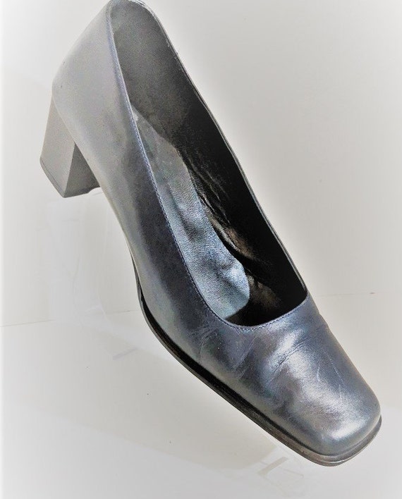 Coach Pump Shoes Vintage High Heels Blue