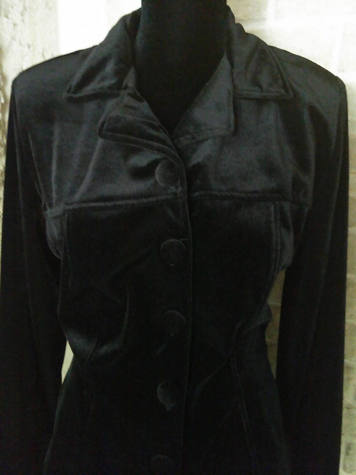 Black Velvet Suit Women's Black Velvet Velvet Suit Etsy