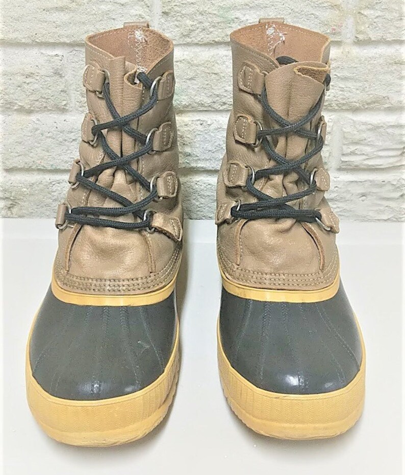 Sorel Boots Distressed Rubber Made in Canada Duck Boots Etsy