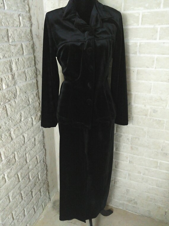 Black Velvet Suit, Women's Black Velvet, Velvet Su
