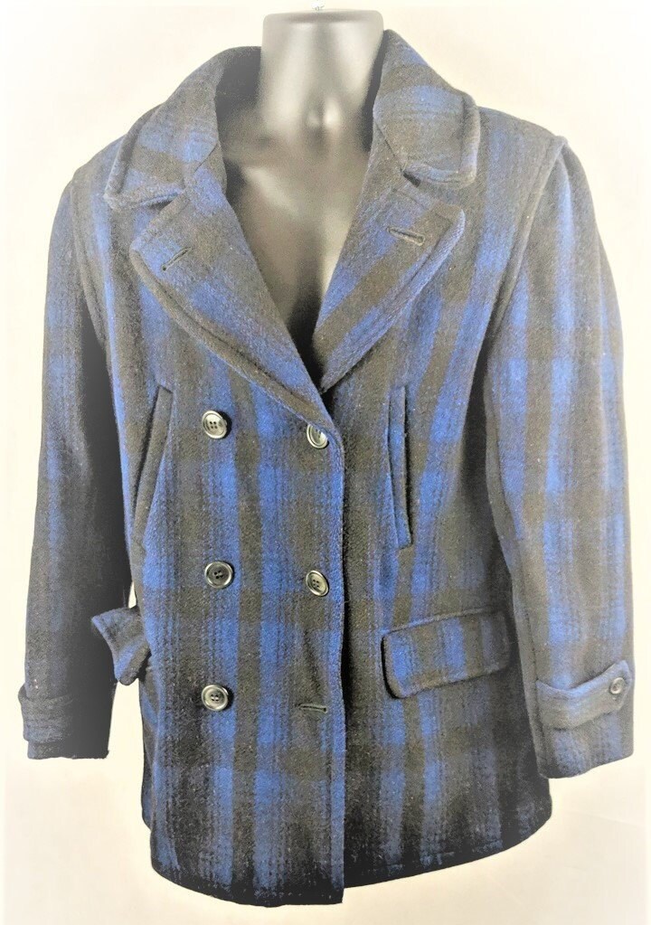 flannel peacoat