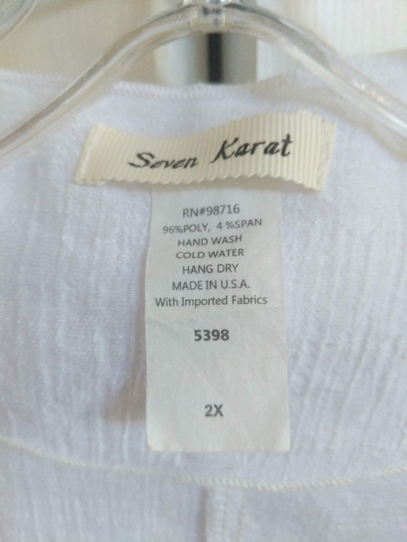 Vintage Pant Suit | White Pant Set | Flowy Pant S… - image 7