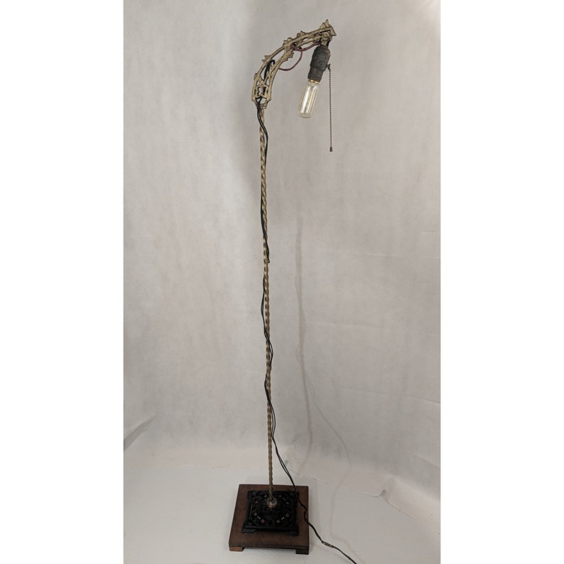 Rustic Floor Lamp Etsy