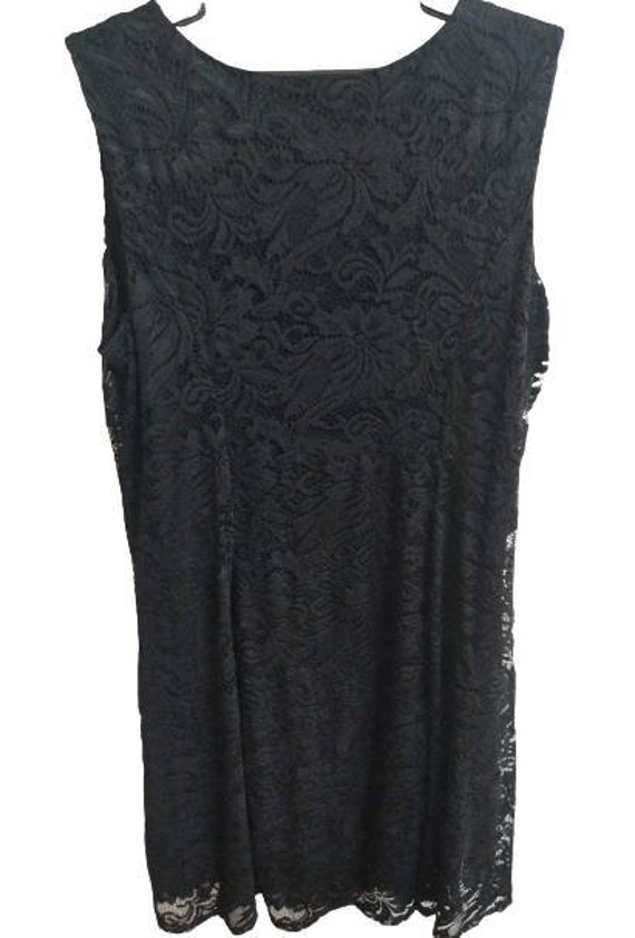 Lace Overlay Dress | Lace Slip Dress | Black Lace… - image 8