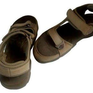 Georgia Boot Schuhe Geschlossene Kappe Chunky Sandale Fischer Sandalen Braun Herren Sandale Größe 10,5