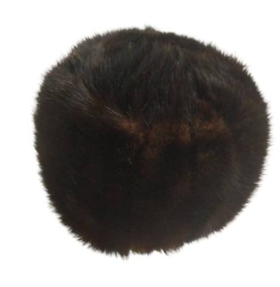 Pillbox Hat | Mink Fur | Dece' | Russian Style | L