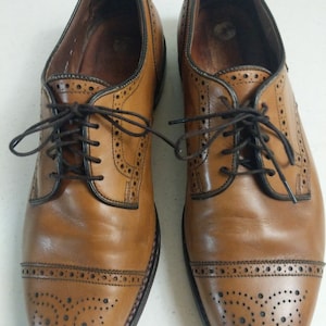 Ranger glossed-leather brogues
