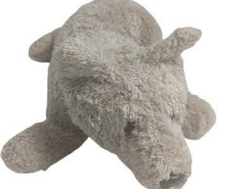 Terry Plush Wolf Realistic Stuffed Animal Toy
