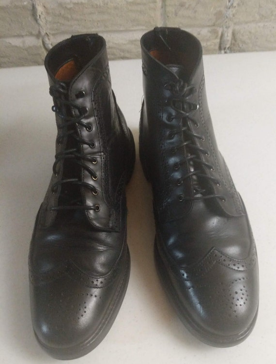 Made in Mane | Men's Brogue Boots | Vintage Men's… - image 1