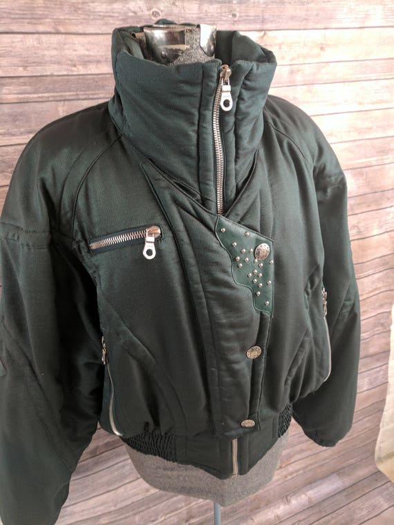 Vintage 1980 Ski Jacket, Ski Pants, Ski Gloves, Sk