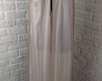 Lingerie Set Peniour Sheer Women's Size 5 Pink Chiffon