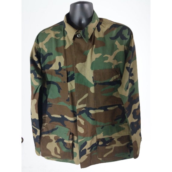 Army Camo Shirt, Woodland Army, Combat Jacket, NAT
