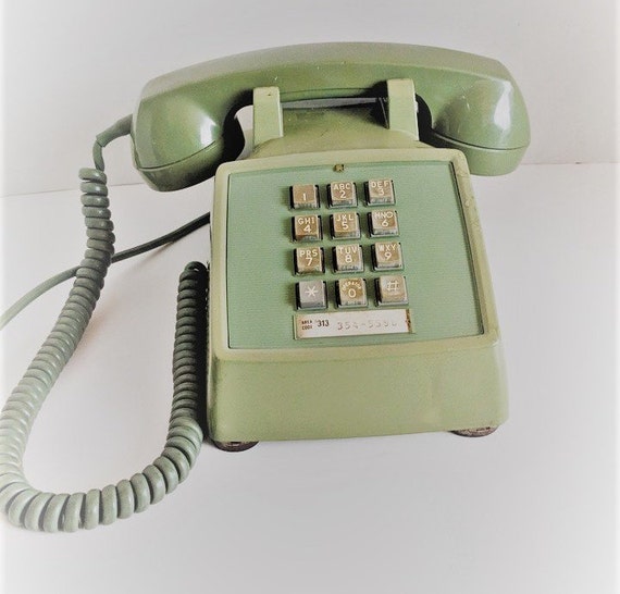 Western Electric Vintage 1970 S Phone Mcm Telephone Touch Etsy