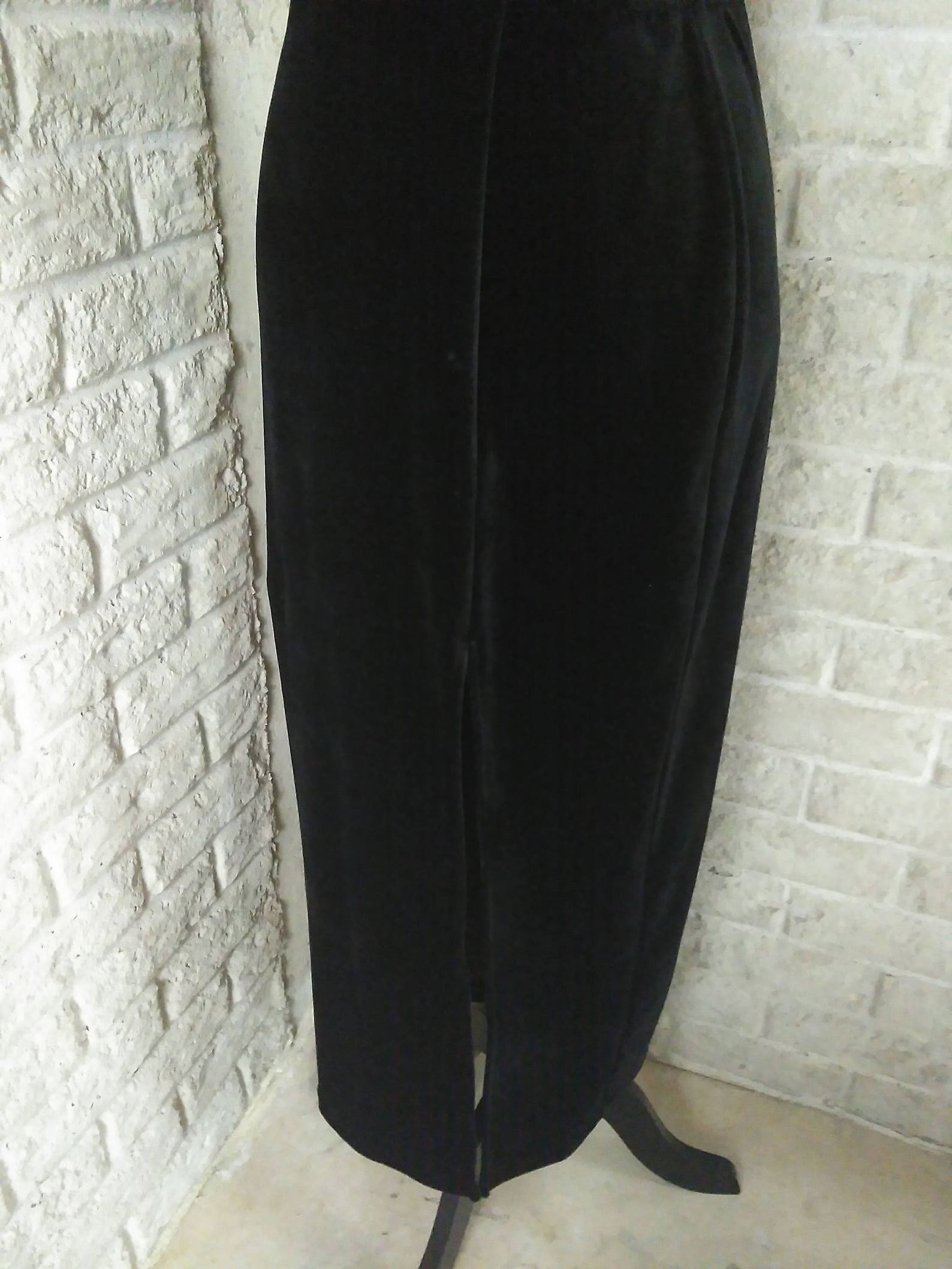 Black Velvet Suit Women's Black Velvet Velvet Suit Etsy