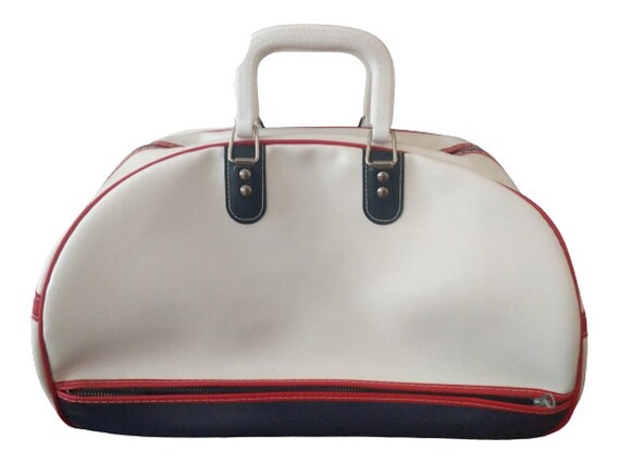 1990s Bowler Bag | Vintage Weekender | Bag Bowler… - image 10