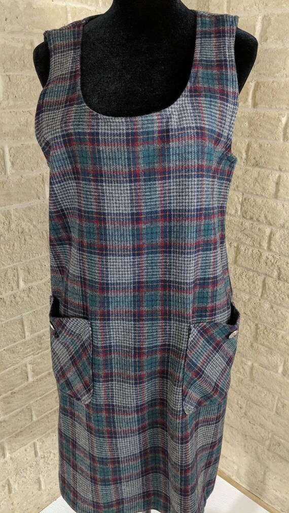 Handmade Dress 60's Dress Modest Dress Wool Jumper
