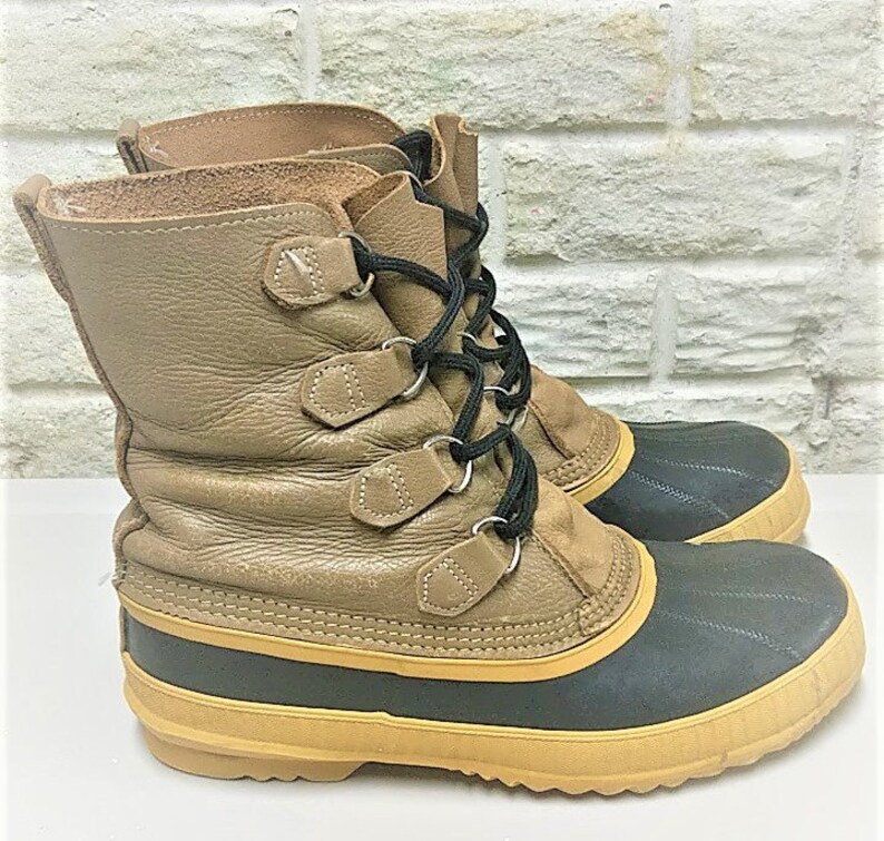 Sorel Boots Distressed Rubber Made in Canada Duck Boots Etsy