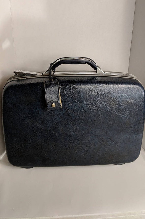 Vintage Blue Samsonite Saturn Luggage Samsonite Suitc… - Gem