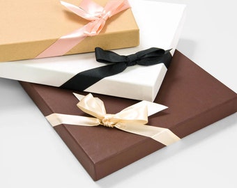 Optional Gift Packaging for Prints, Boutique Packaging for Prints, Gift Box, Box with Bow