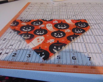 Halloween Pumpkins Dog Cat Over the Collar Bandana 8x6