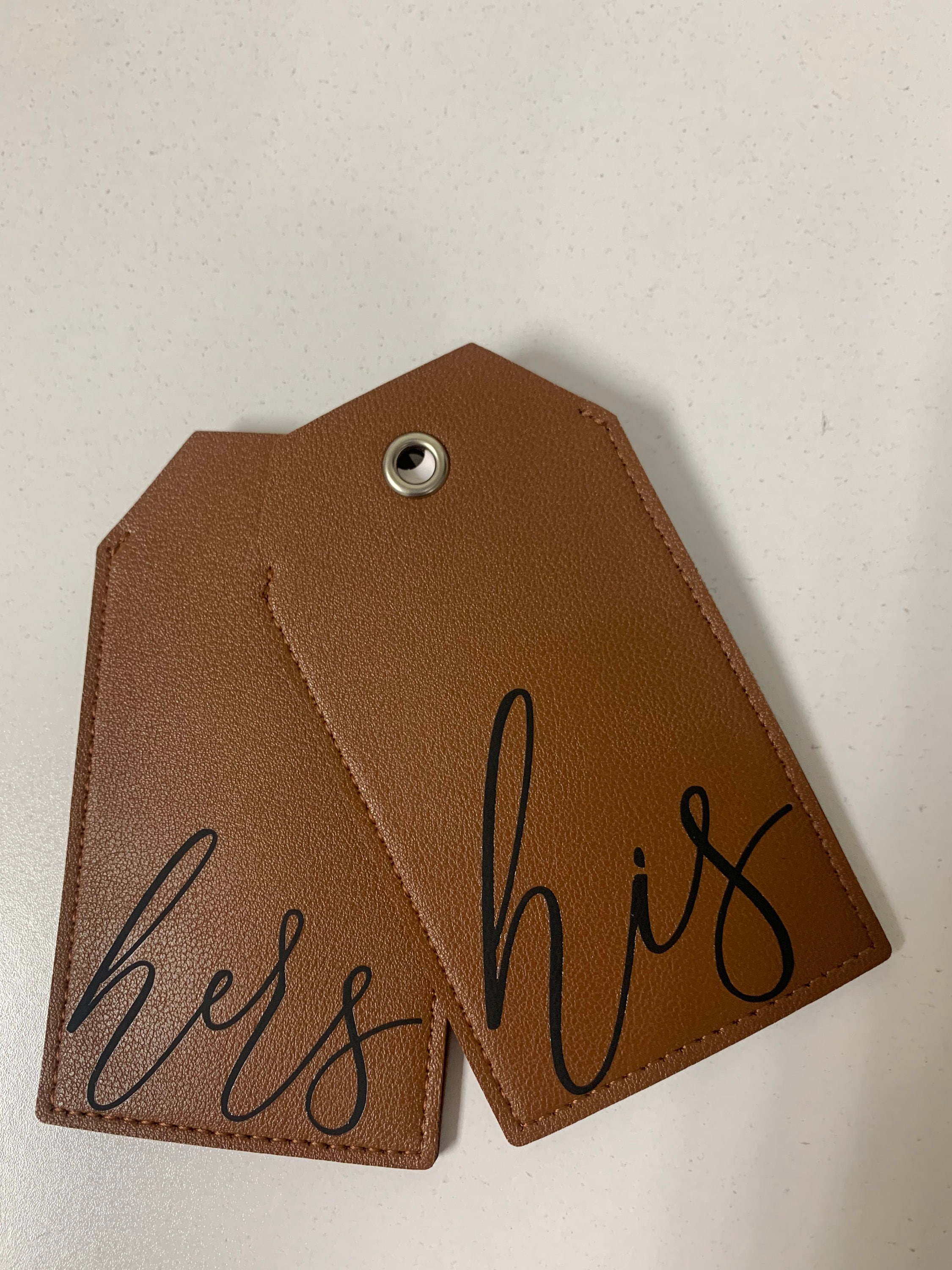 Set of 2 Personalized Luggage Tags Etsy