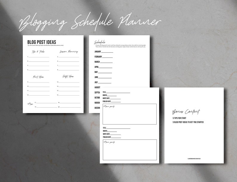 Planner Printable For Photographers image 2