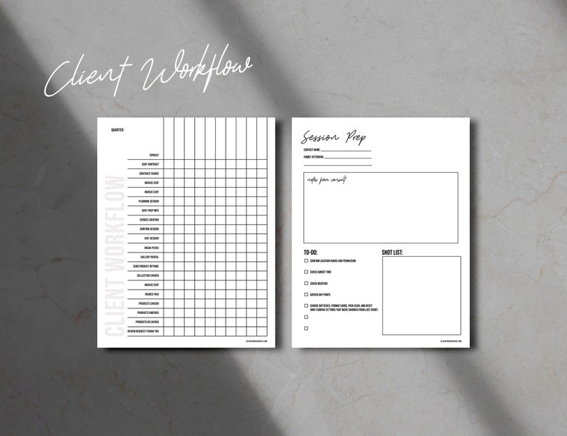 Planner Printable For Photographers image 3