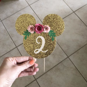 Boho Minnie Cake topper