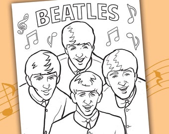 Beatles Coloring Book Pages - Il 340x270.4618704591 T9jo 