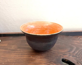 Vintage handmade pottery bowl
