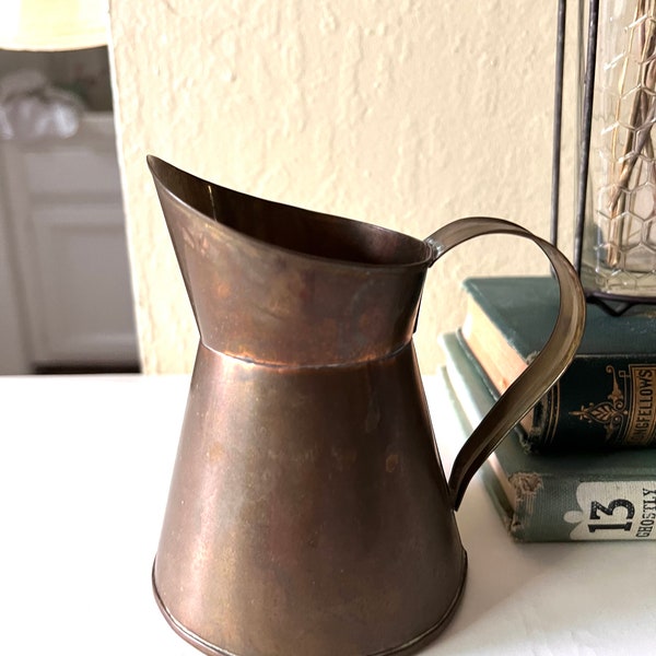 Vintage copper pitcher