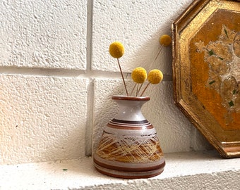 vintage hand made ceramic vase