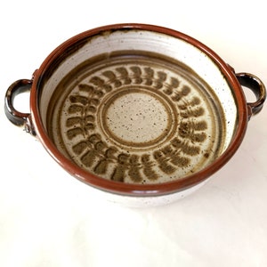 Gorgeous vintage stoneware serving bowl
