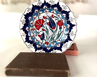 Gorgeous ceramic small  plate hand painted