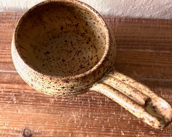 vintage stoneware speckle bowl