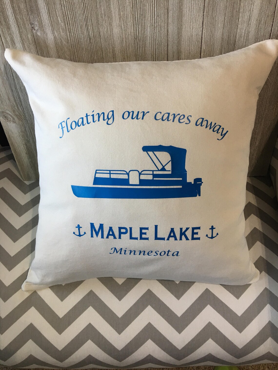 Lake Pillow Pontoon Pillow Decorative pillow lumbar pillow Etsy