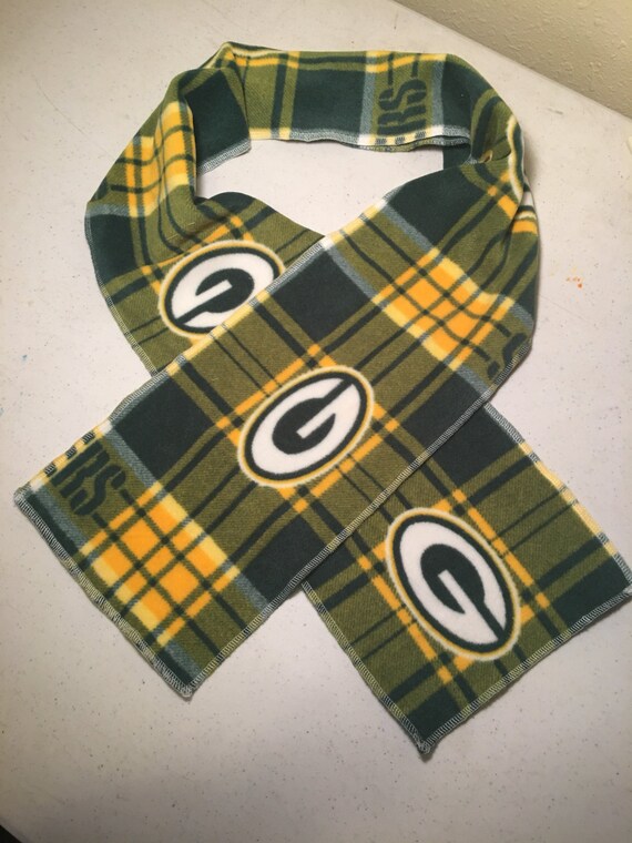Green Bay Packers Fleece Scarf Etsy