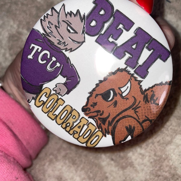 Tcu Game Day Pins Etsy