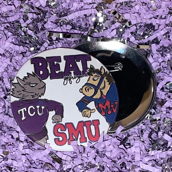 Tcu Game Day Pins Etsy