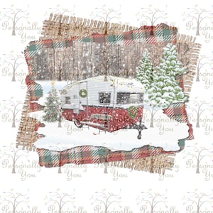 Camper Christmas Design