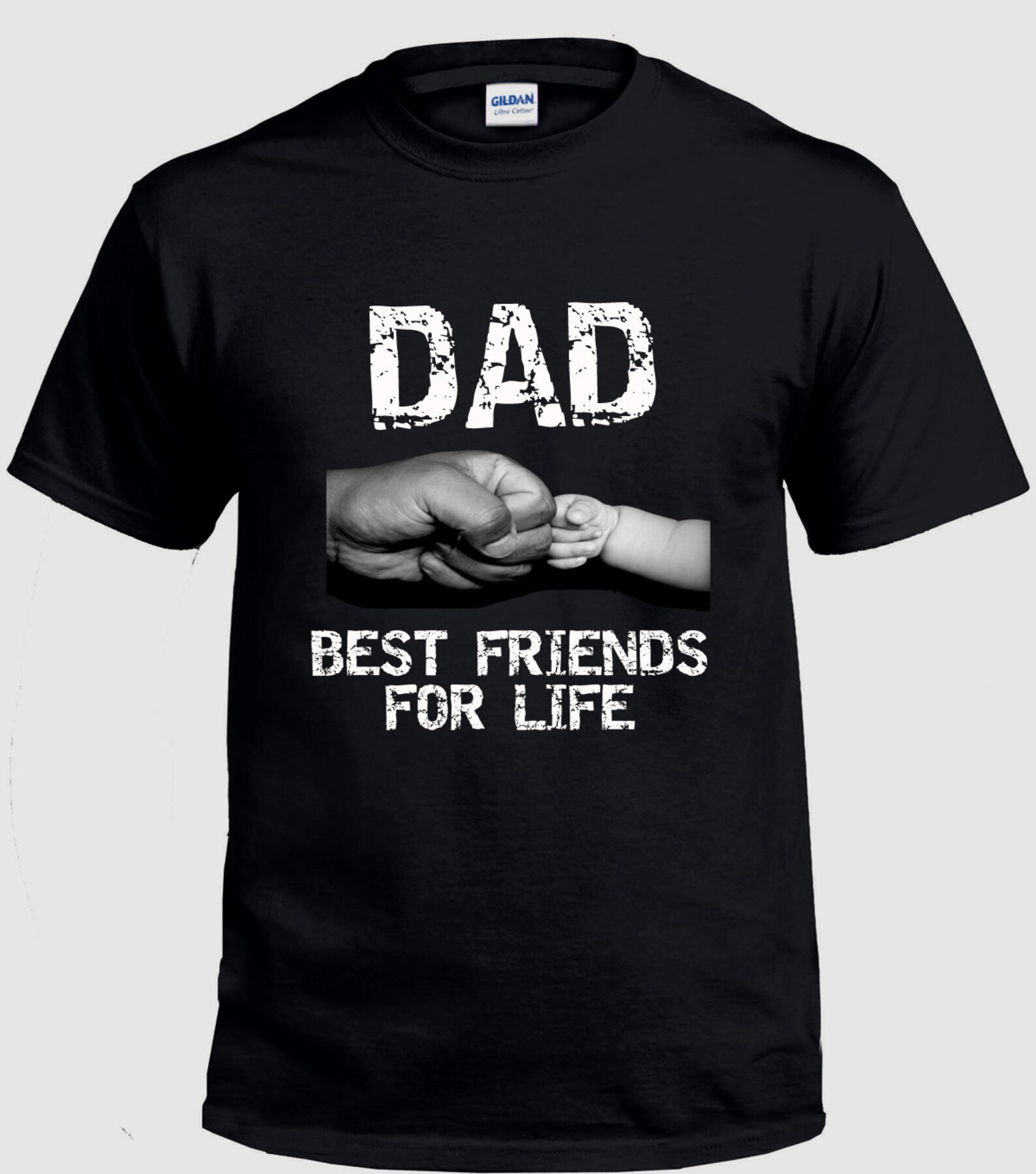 PERSONALIZED Dad Best Friends For Life adult unisex black Etsy.de