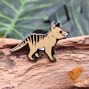 Prehistoric Pals:  Thylacine Enamel Pin