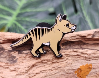 Prehistoric Pals:  Thylacine Enamel Pin